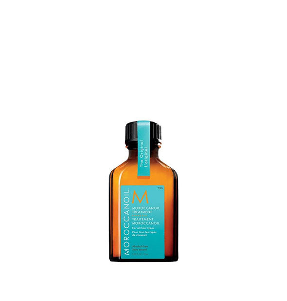0.85 ounce bottle of Moroccanoil original treatment oil