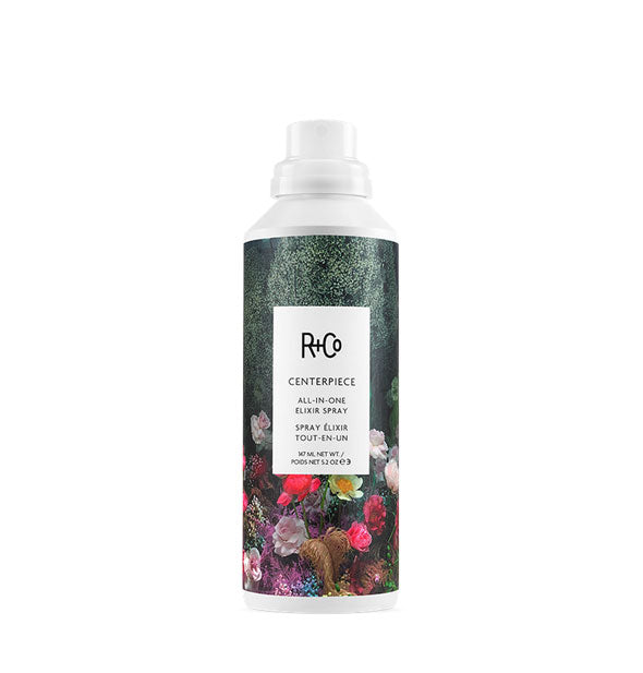 5.2 ounce can of R+Co Centerpiece All-In-One Elixir Spray