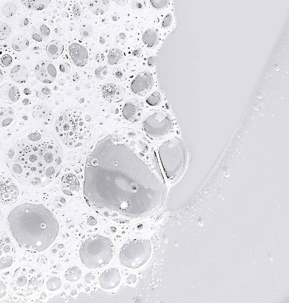 Closeup of Dermalogica Conditioning Body Wash suds