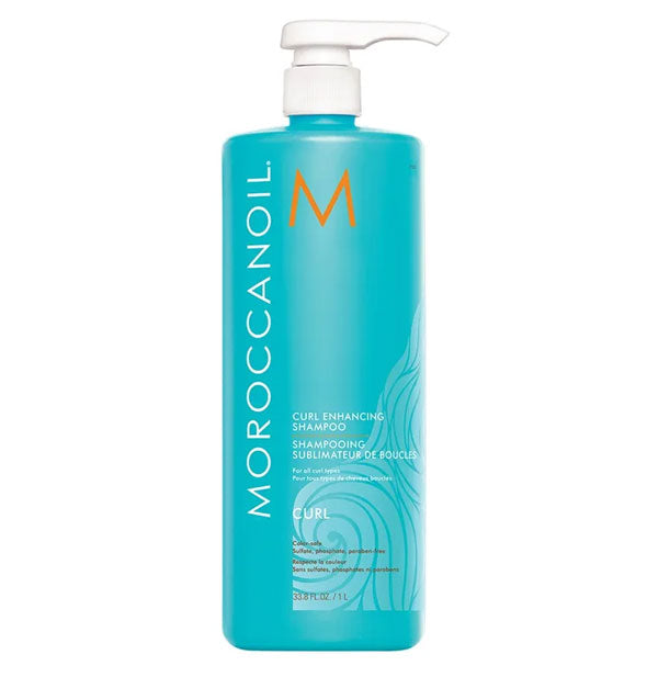 33.8 ounce bottle of Moroccanoil Curl Enhancing Shampoo