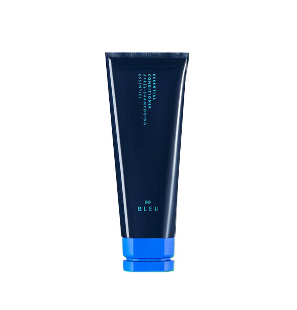 Two-tone blue bottle of R+Co Bleu Essential Conditioner