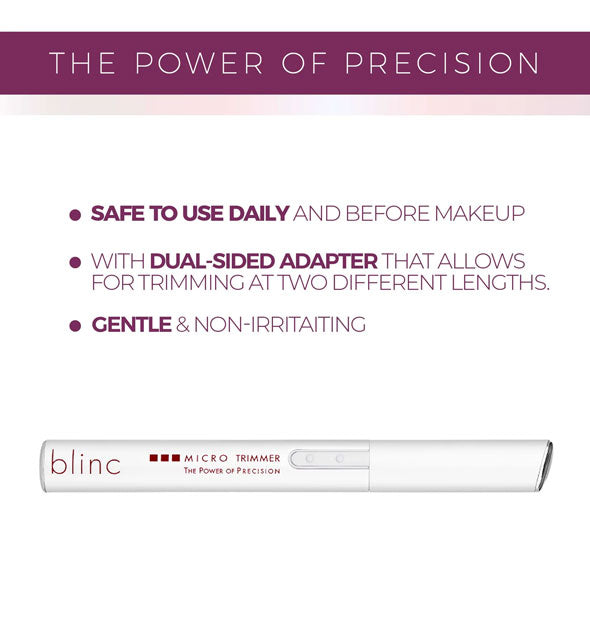 The power of precision: Safe to use daily and before makeup; Dual-sided adapter; Gentle & non-irritating