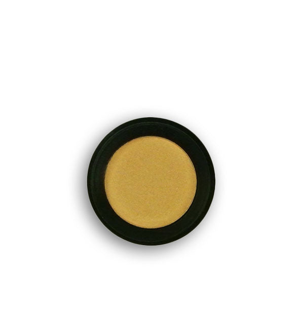 Pot of dusty yellow Pops Cosmetics eyeshadow