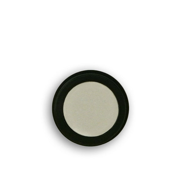 Pot of light greenish-gray Pops Cosmetics eyeshadow