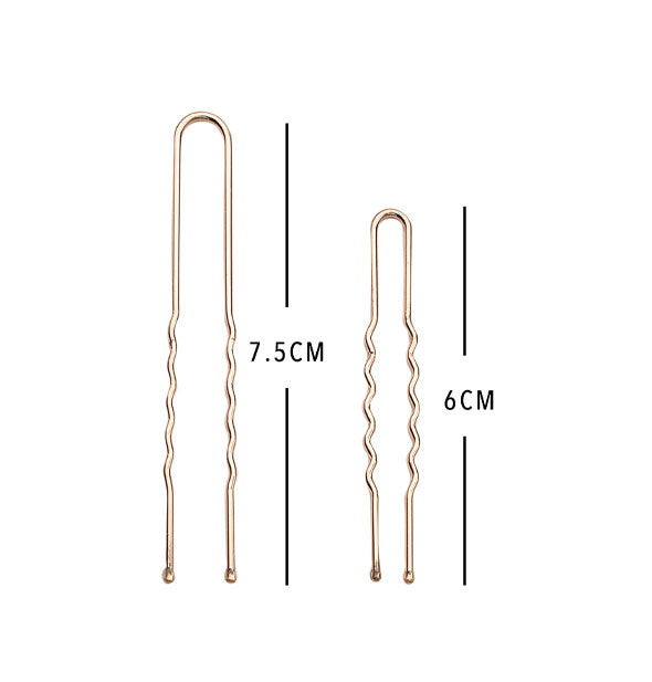 Two sizes of U-pins: 7.5cm and 6cm