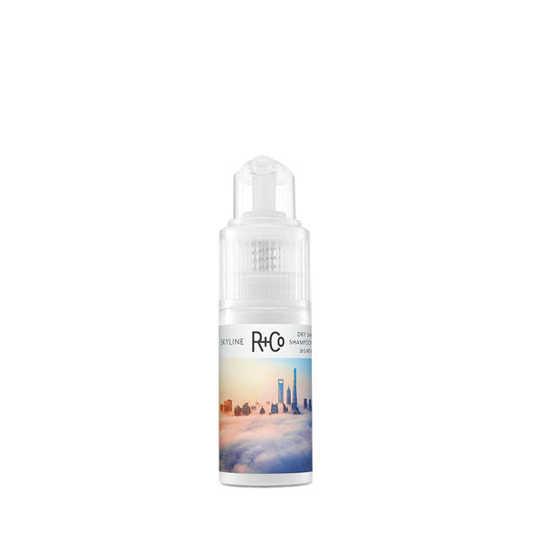 1 ounce bottle of R+Co Skyline Dry Shampoo Powder
