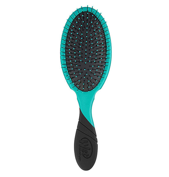 Teal Wet Brush Pro with black cushion and handle