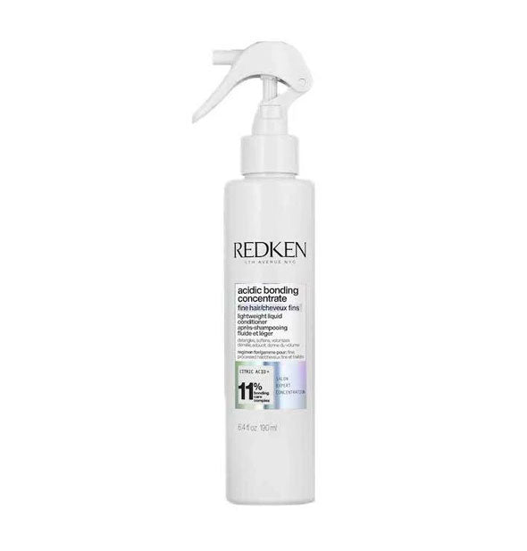 6.4 ounce white spray bottle of Redken Acidic Bonding Concentrate