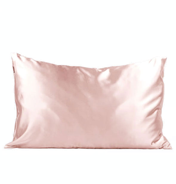 Blush pink satin pillowcase