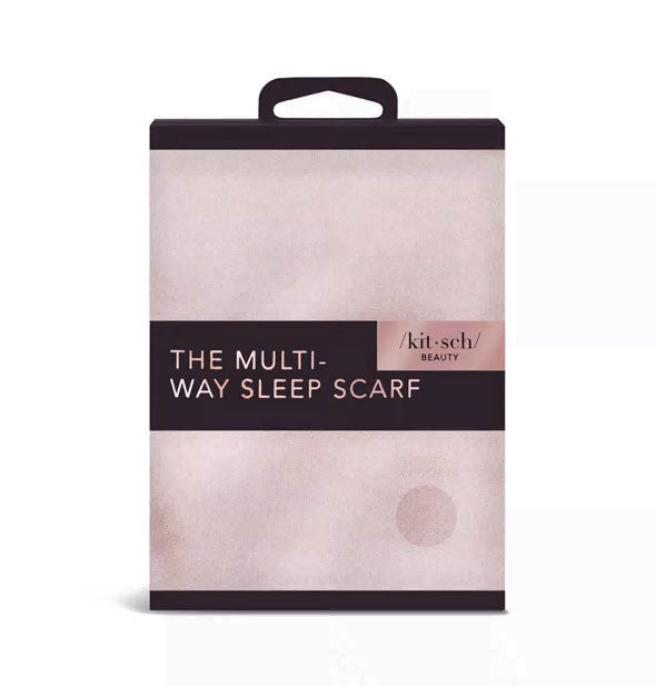 Pink Multi-Way Sleep Scarf by Kitsch in packaging