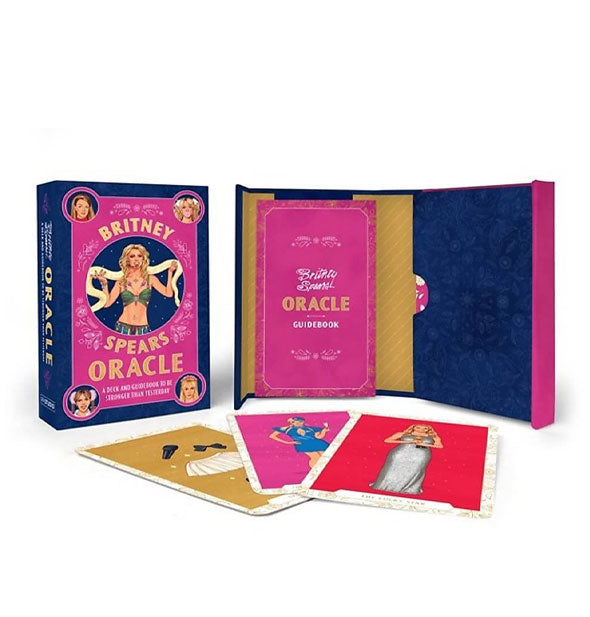 Box and sample cards from the Britney Spears Oracle deck