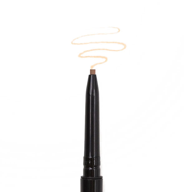 Brow Defining Pencil in Blonde with sample squiggle drawn