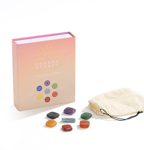 Chakra Stones kit box and contents