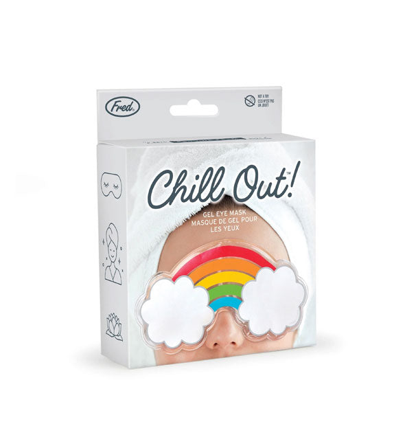 Rainbow Chill Out! Gel Eye Mask box