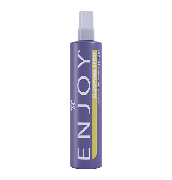 Purple bottle of Enjoy Clarifying Spray