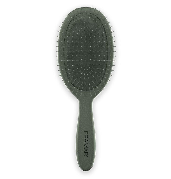 Dark green Framar hairbrush