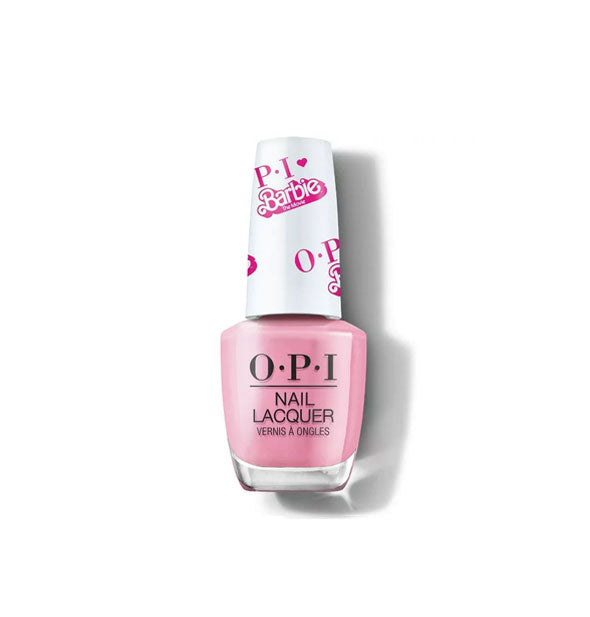 Bottle of pink Barbie edition OPI Nail Lacquer