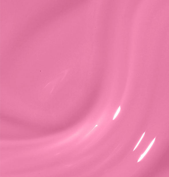 Closeup of pink nail polish