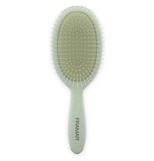 Light green Framar hairbrush