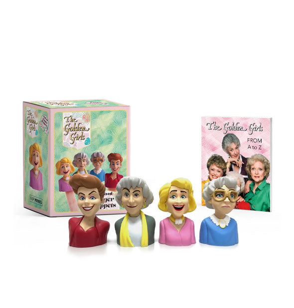The Golden Girls finger puppets with booklet and box