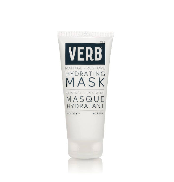 White 6.8 ounce bottle of Verb Hydrating Mask with black lettering