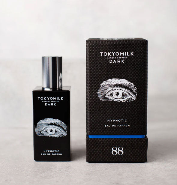 Black box and bottle of TokyoMilk Hypnotic Eau de Parfum