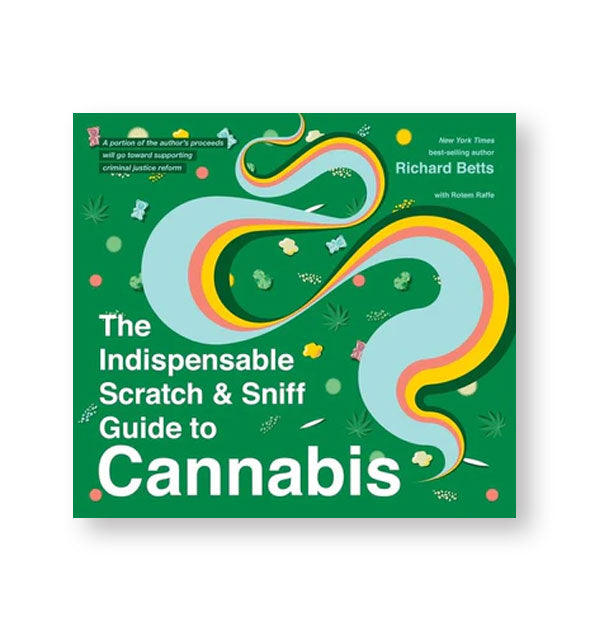 Green cover of The Indispensable Scratch & Sniff Guide to Cannabis by Richard Betts