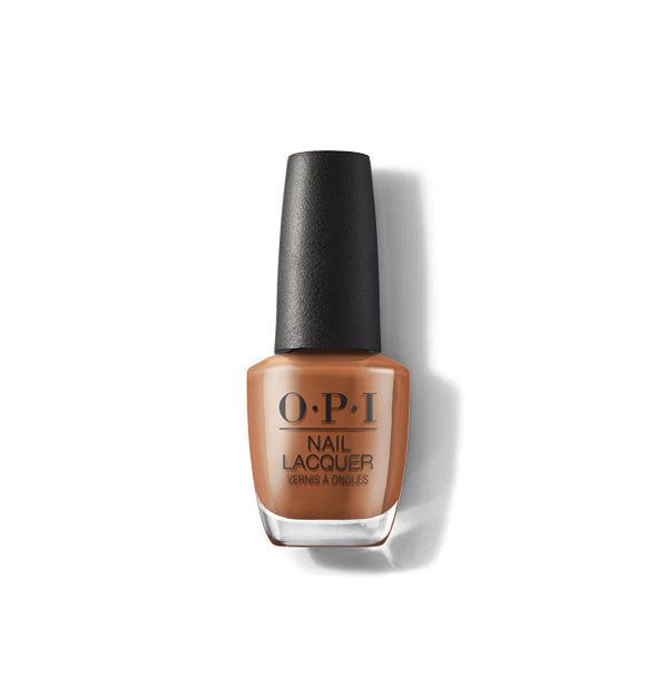 Bottle of brown OPI Nail Lacquer