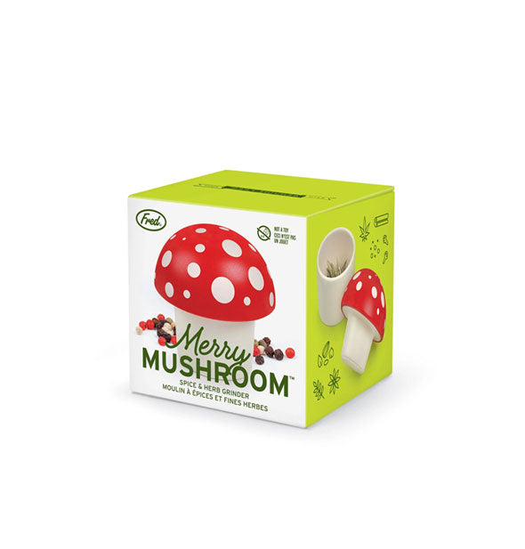 Merry Mushroom Spice & Herb Grinder box