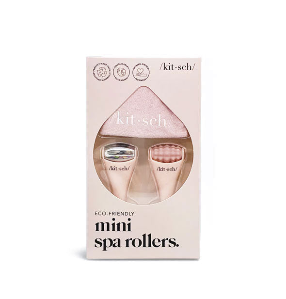 Pack of Eco-Friendly Mini Spa Rollers by Kitsch