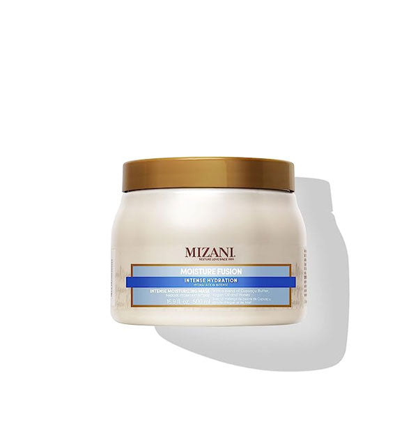 16.9 ounce pot of Mizani Moisture Fusion Intense Hydration Moisturizing Mask