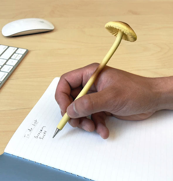 Model writes a to-do list with the Mushroom Pen