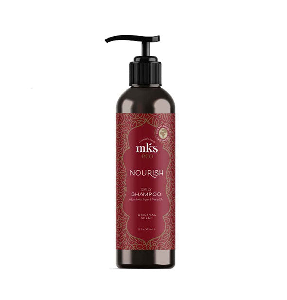 10 ounce bottle of MKS eco Nourish Daily Shampoo