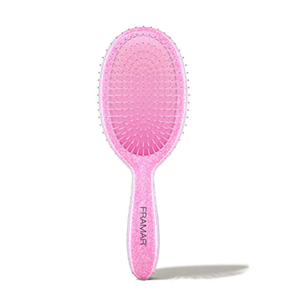 Glittery pink Framar hairbrush