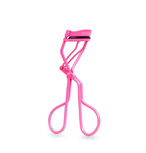 Pink eyelash curler