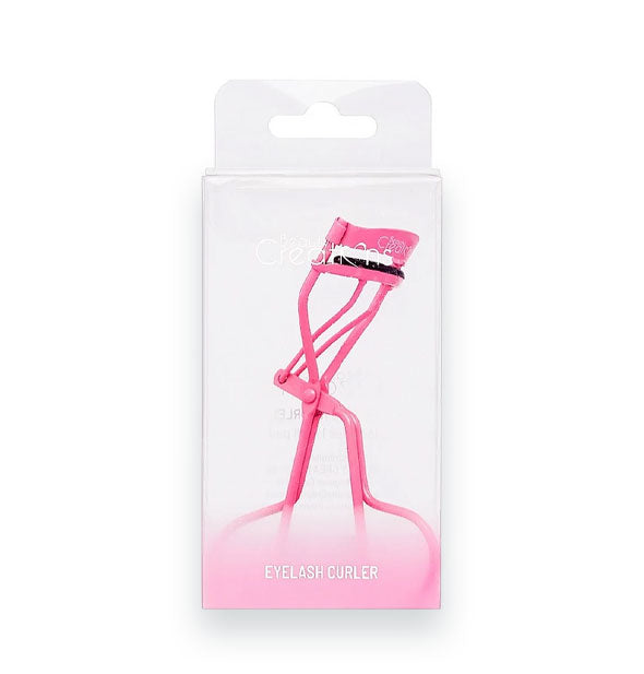 Pink eyelash curler box