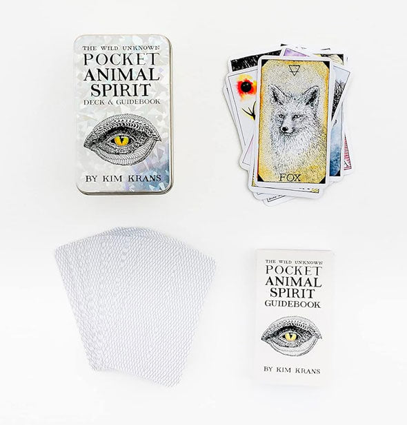 Pocket Animal Spirit box, booklet, and sample cards