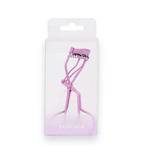 Purple eyelash curler box