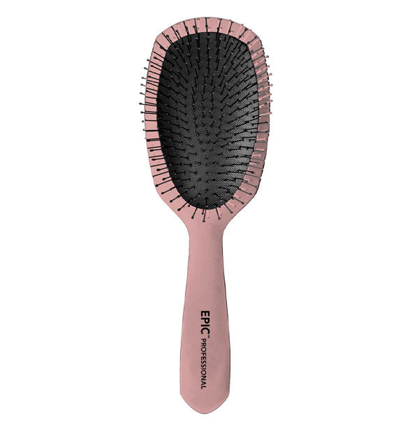 Rose gold EPIC Professional hairbrush with black cushion and black bristles