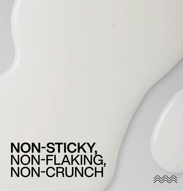 Closeup of Redken Sculpting Curl Gel is labeled, "Non-sticky, non-flaking, non-crunch"