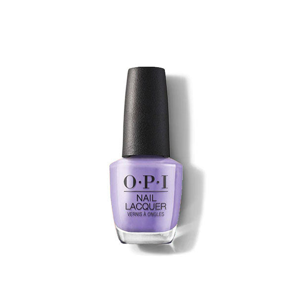 Bottle of purple OPI Nail Lacquer
