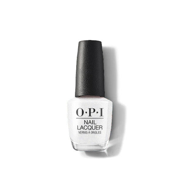 Bottle of silvery-white shimmer OPI Nail Lacquer