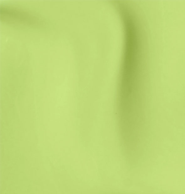 Closeup of lime green nail polish