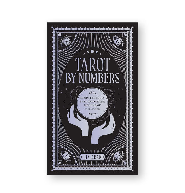 Dark cover of Tarot by Numbers features light purple lettering and mystical design elements