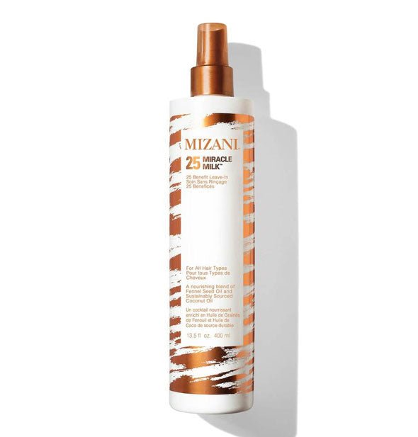 13.5 ounce bottle of Mizani 25 Miracle Milk