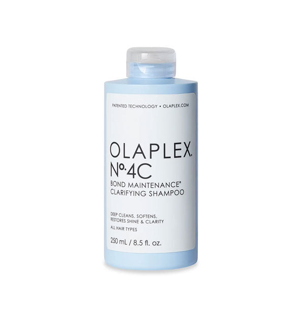 8.5 ounce bottle of Olaplex No. 4C Bond Maintenance Clarifying Shampoo