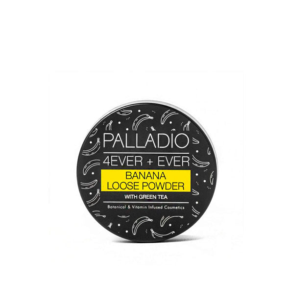 Round compact of Palladio 4Ever + Ever Banana Loose Powder
