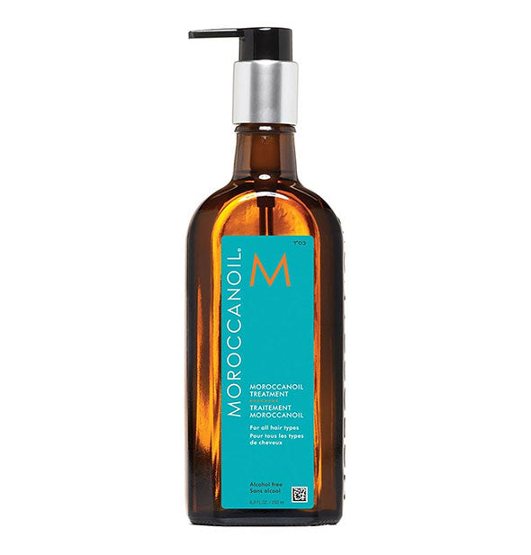 6.8 ounce bottle of Moroccanoil original treatment oil