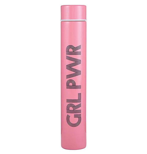 Pink GRL PWR flask bottle