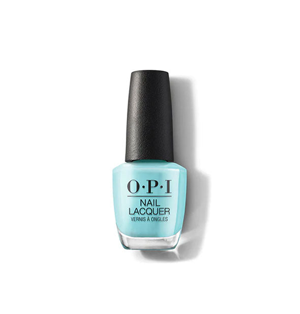 Bottle of light turquoise OPI Nail Lacquer